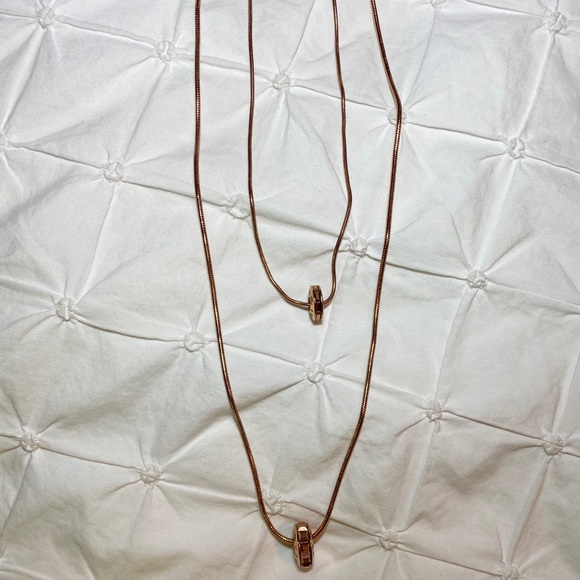 Henri Bendel Double Chain Necklace - Picture 4 of 6